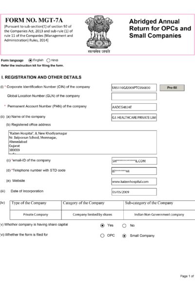 GI Helathcare - Form MGT-7A - 01